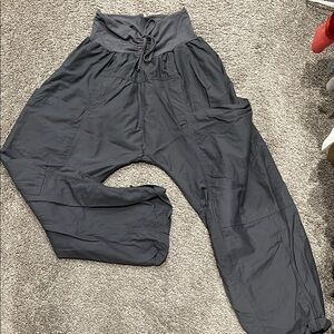 Dark Gray High-Waisted Pants